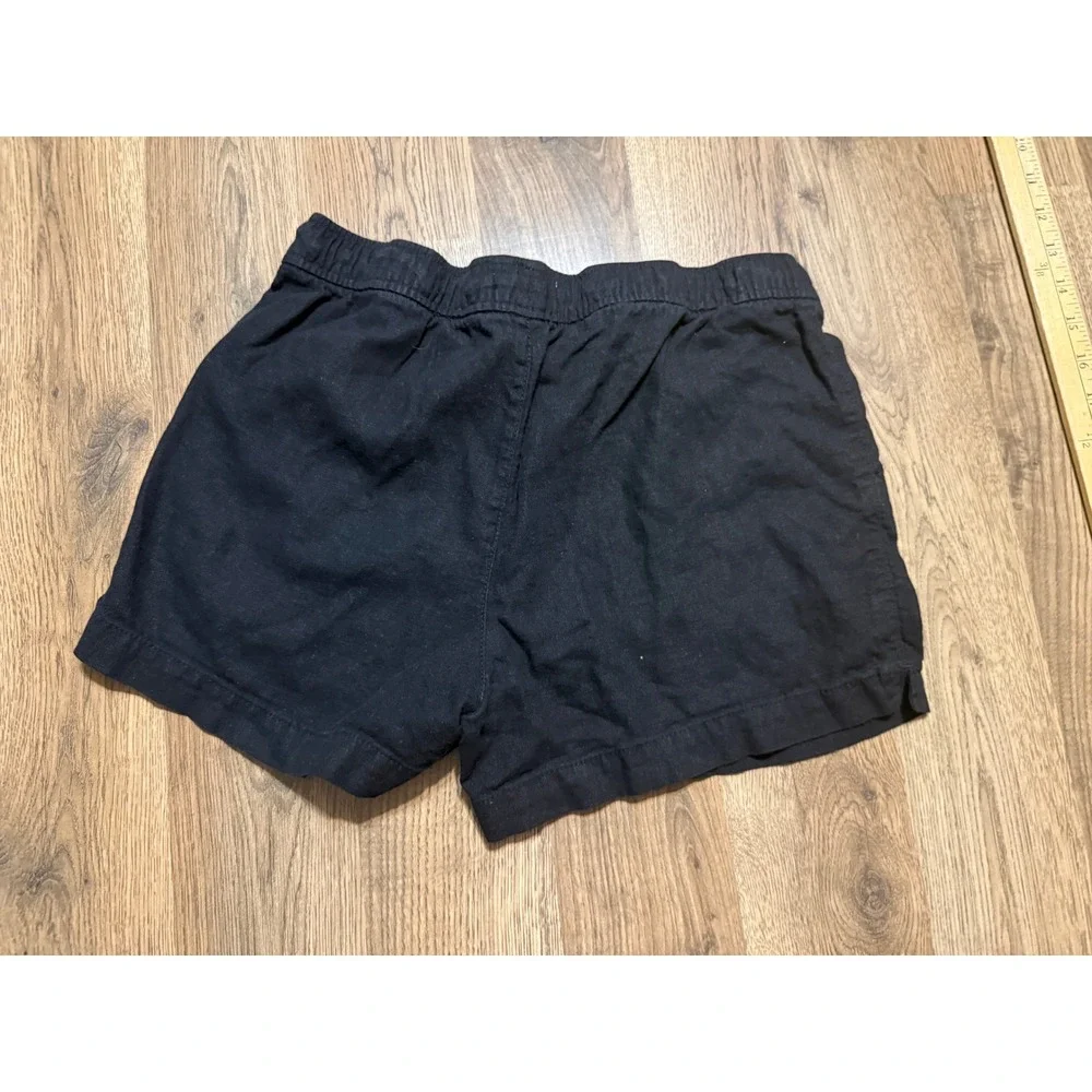 Old Navy Shorts Girls Size XL 14-16 Black Pull-On Functional Drawstring Casual